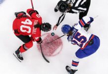 EUA e Canadá decidem o ouro no hóquei feminino olímpico EUA e Canadá decidem o ouro no hóquei feminino olímpico