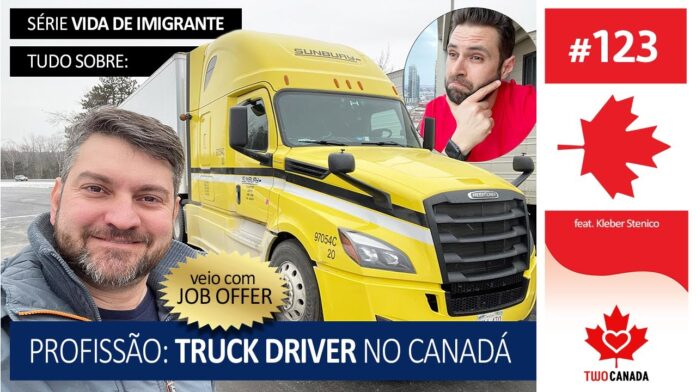 Como trabalhar como caminhoneiro no Canadá: guia completo