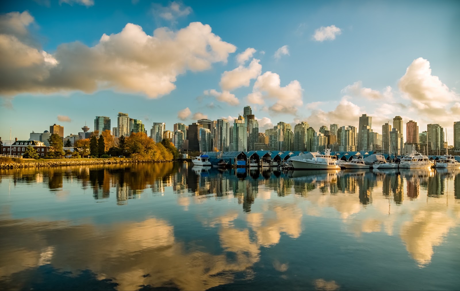 cidades canadenses no outono